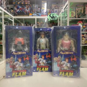HL Pro - Capitan Futuro Captaine Flam lot 3 Jumbo Figure 45 cm Nuovi Vinile