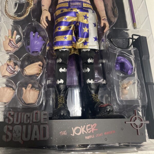 Hot Toys Joker Purple Coat Suicide Squad  MMS 382 - immagine 9