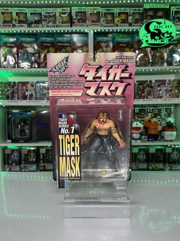 Kaiyodo Tiger Mask Series N.1 Tiger Mask Uomo Tigre Blood Version Molto Rara