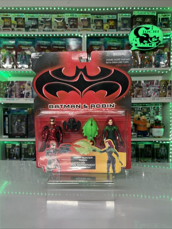 Kenner Batman & Robin  - Night Hunter Robin Vs Evil Entrapment Poison Ivy