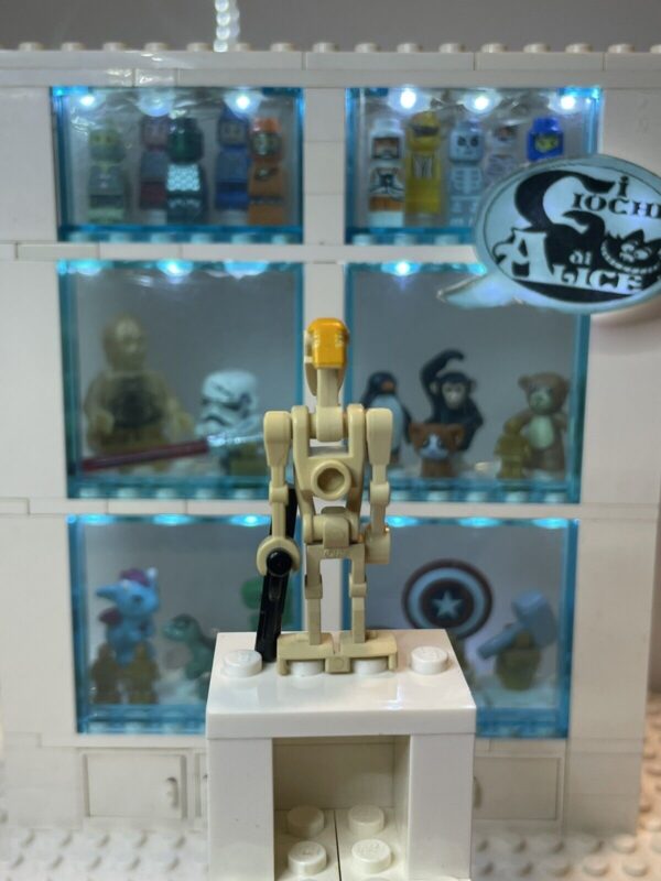 LEGO Minifigure - Battle Droid Commander  - STAR WARS minifigures - immagine 4