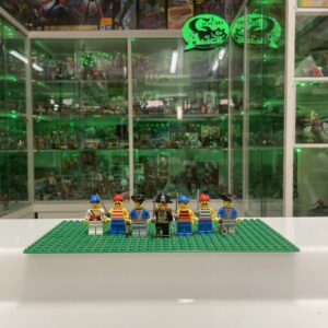 LEGO Minifigure Pirati Pirates 7 Pz Lotto Completi D