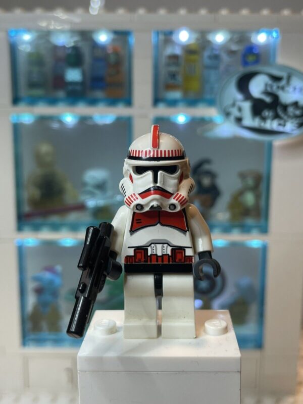 LEGO Minifigure - Shock Trooper Coruscant Sw 0091 - STAR WARS minifigures - immagine 3
