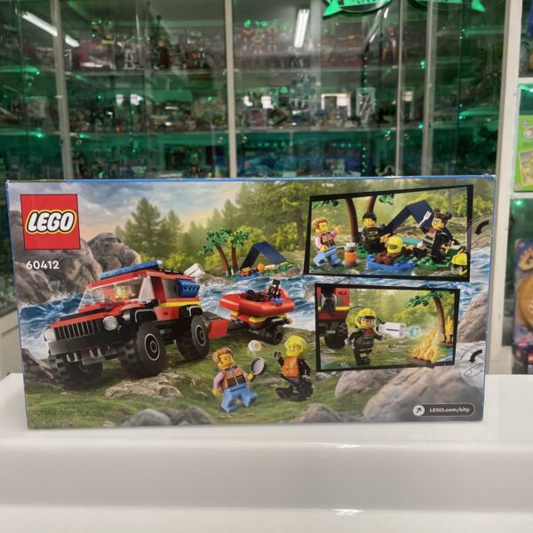 Lego City 60412 - 4X4 Fire Engine with Rescue Boat - Nuovo ITALIA - immagine 3