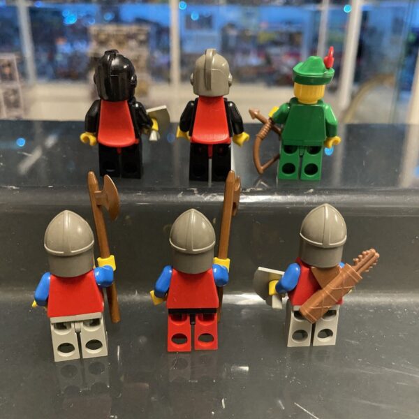 Lego Lotto Minifigures CASTLE Vintage Robin Wood Lion Castle - immagine 4