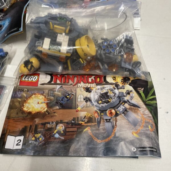 Lego Lotto ORIGINALE - Ninjago - 7 Set 70745 70634 70610 70735 3 Kg - immagine 3