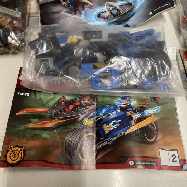Lego Lotto ORIGINALE - Ninjago - 7 Set 70745 70634 70610 70735 3 Kg - immagine 4