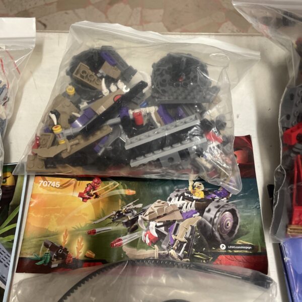 Lego Lotto ORIGINALE - Ninjago - 7 Set 70745 70634 70610 70735 3 Kg - immagine 7
