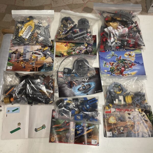 Lego Lotto ORIGINALE - Ninjago - 7 Set 70745 70634 70610 70735 3 Kg