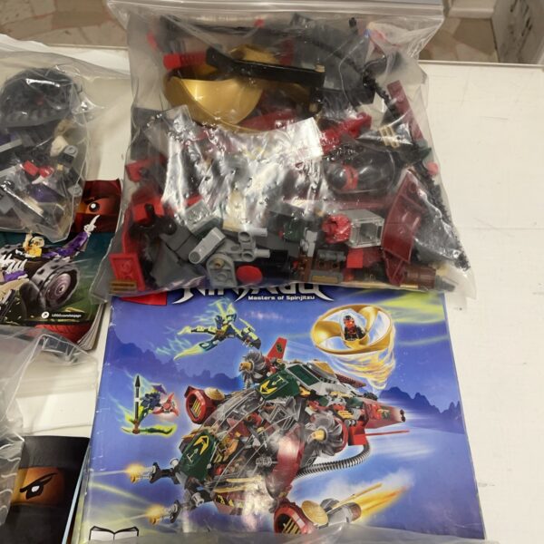 Lego Lotto ORIGINALE - Ninjago - 7 Set 70745 70634 70610 70735 3 Kg - immagine 9