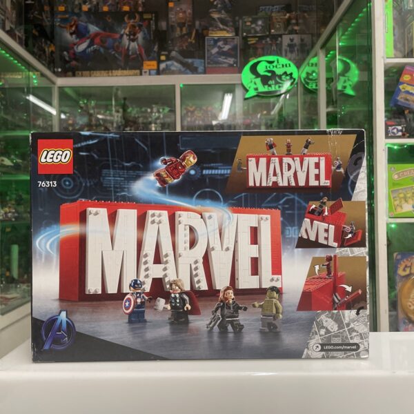 Lego Marvel - 76313 Marvel Logo   - Minifigures set NUOVO