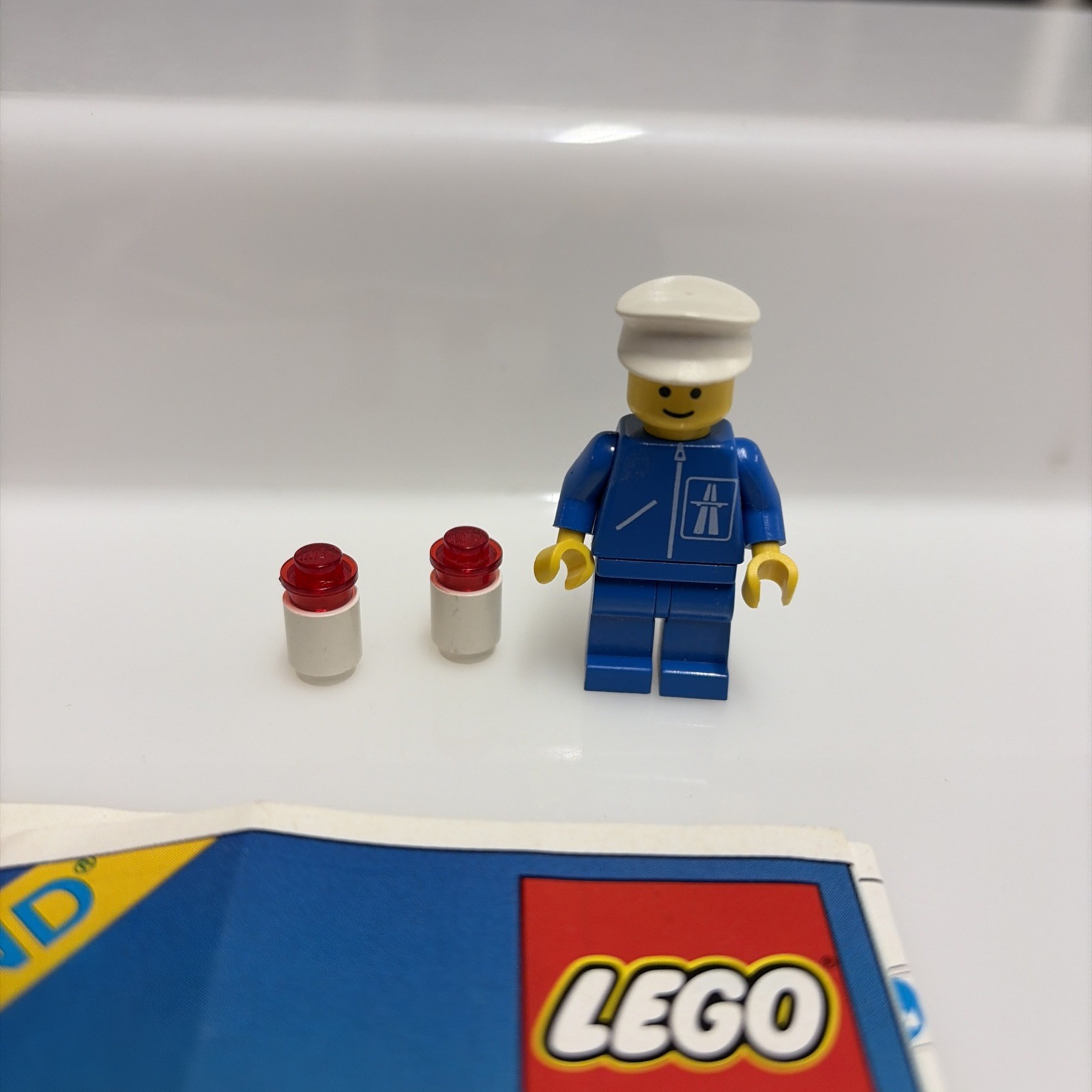 Lego System City Town 6653 Highway Emergency Van - completo 100% Vintage 1981 - immagine 5