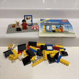 Lego System City Town 6683 Burger Stand - completo 100% Vintage 1983
