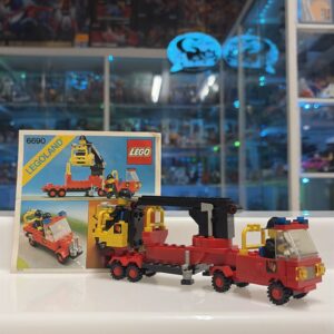 Lego System City Town 6690 Snorkel Pumper - completo 100% Vintage