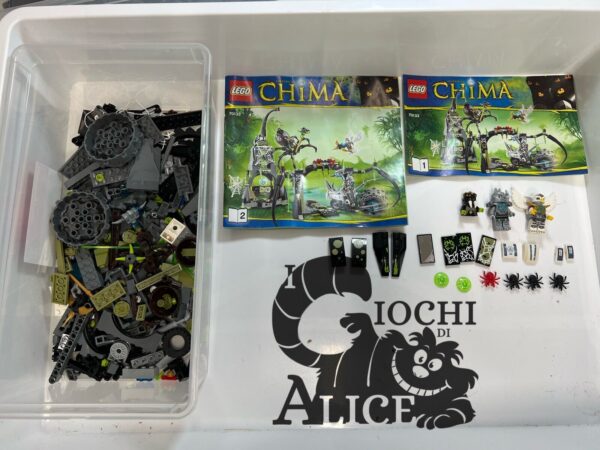 Lego serie Chima set 70133 Grotta Di Spinlyn Completo No Scatola