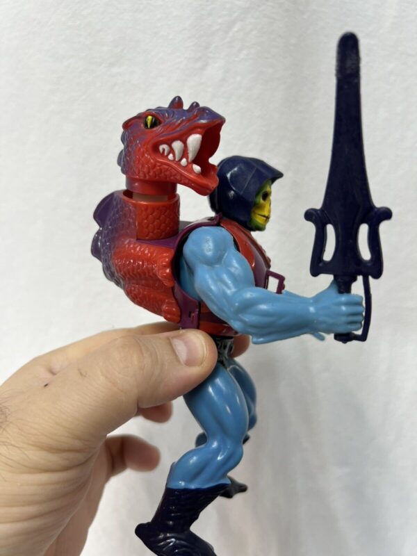 Mattel Masters of the universe motu vintage  - Skeletor Dragon Blaster - immagine 6