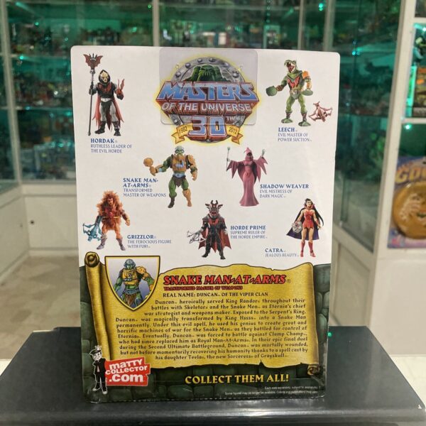Mattel SNAKE MAN-AT-ARMS Matticollector MOTUC Masters of the Universe Classic - immagine 5