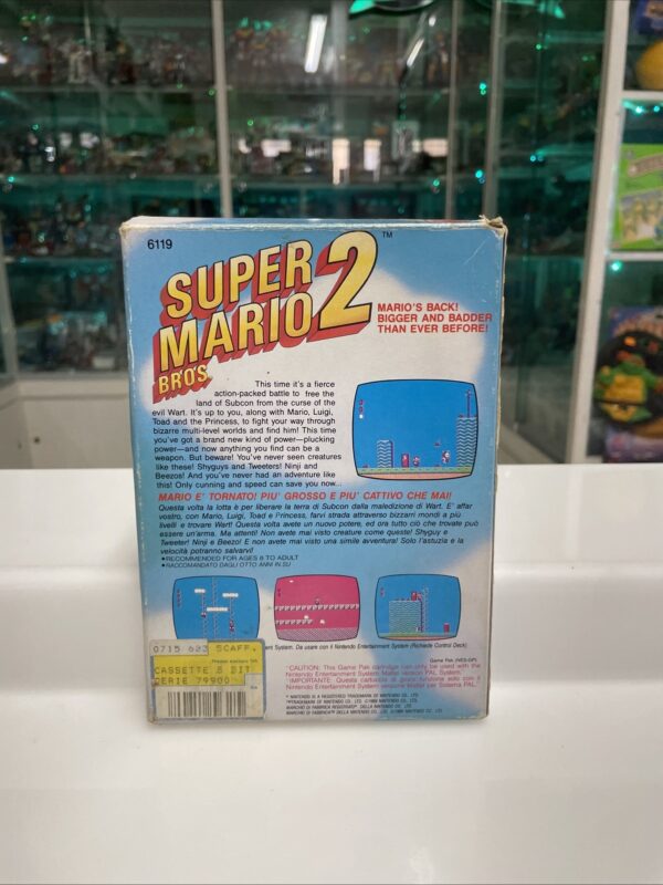 NINTENDO Nes - SUPER MARIO BROS. 2 La Follia di Mario - Mattel PAL A Ita - immagine 3
