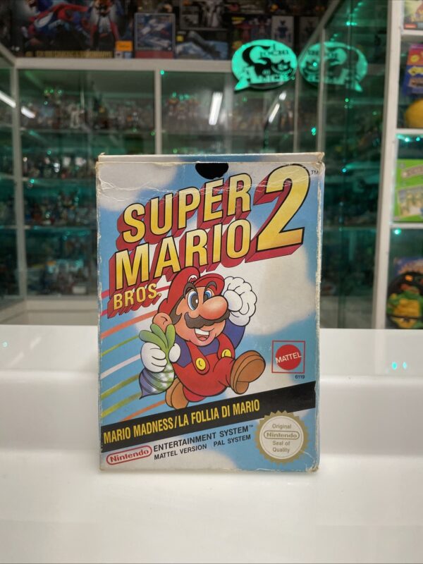NINTENDO Nes - SUPER MARIO BROS. 2 La Follia di Mario - Mattel PAL A Ita