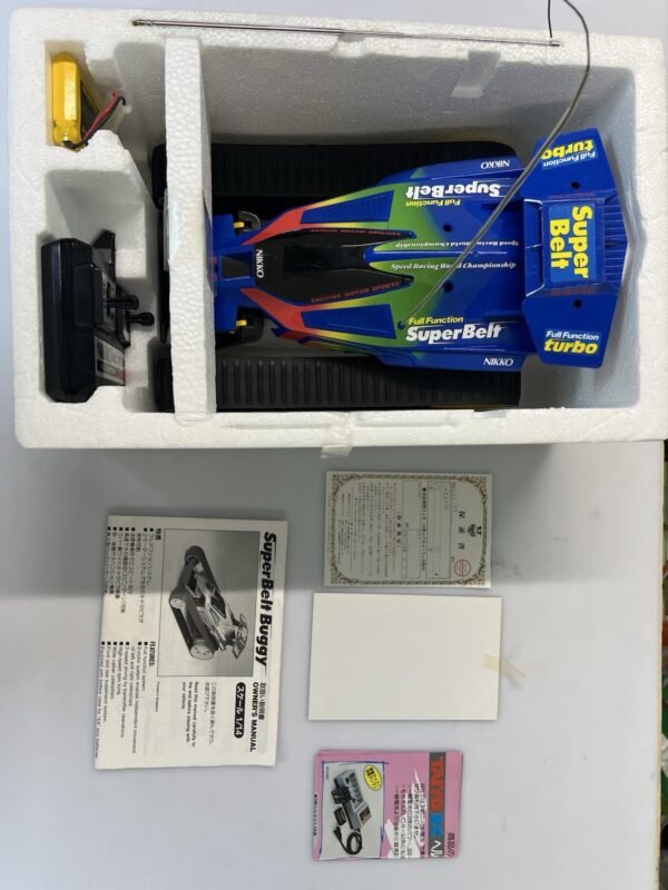 Nikko Rc 1/14 Super Belt Buggy Blue version. Funzionante - immagine 10