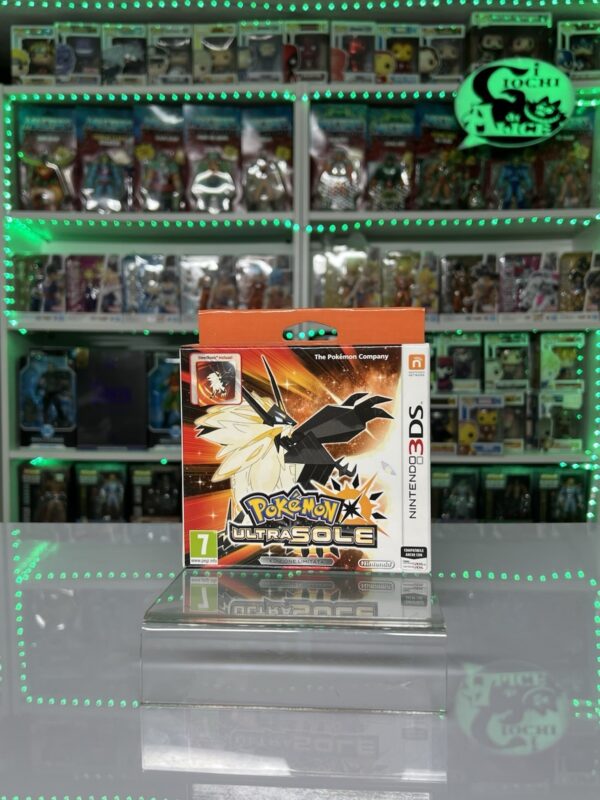Nintendo 3DS 2DS videogioco - PoKemon Ultrasole Limited edition con steel book