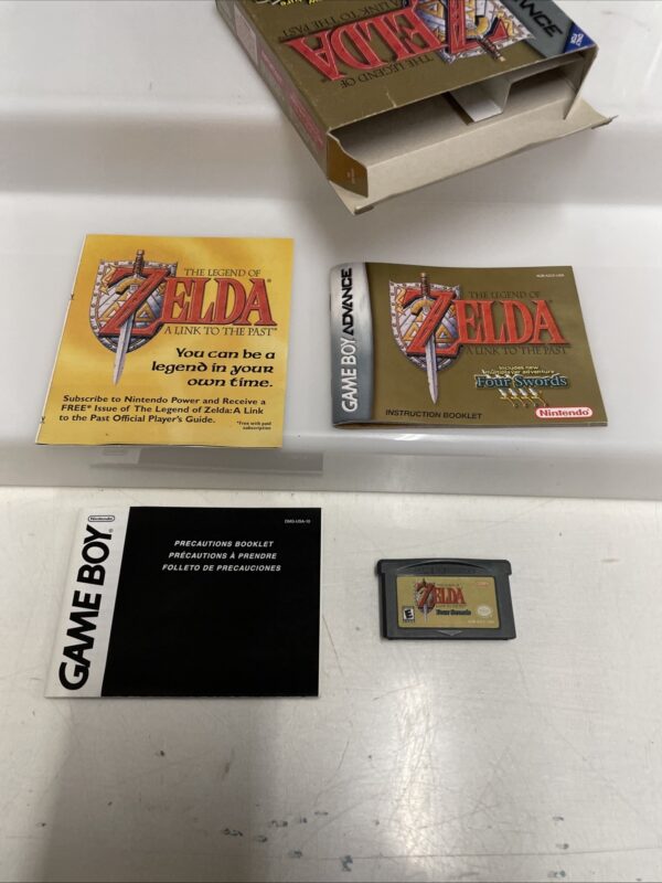 Nintendo Game Boy Advance - The Legend of ZELDA FOUR SWORD - AGB -AZLE-USA - immagine 9