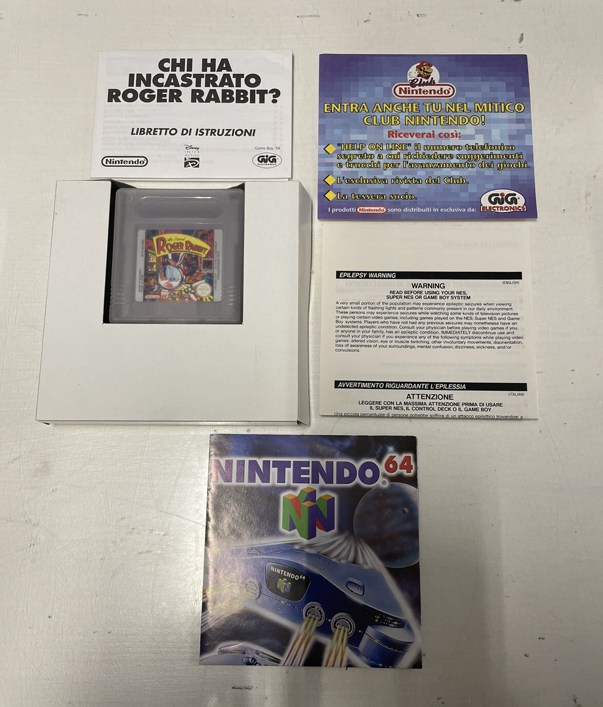 Nintendo Game boy Who framed Roger Rabbit Pal GIG - immagine 6