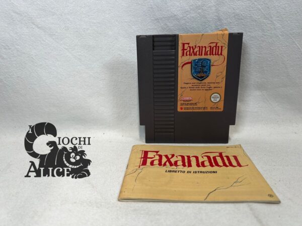 Nintendo Nes gioco - Faxanadu Pal A Con Manuale Ita