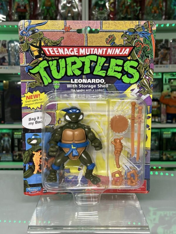 Playmates Nickodeon TMNT Serie Storage - Leonardo With Storage Shell - immagine 3