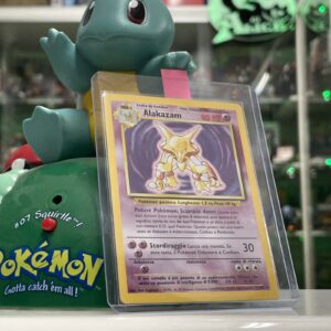 Pokemon Nintendo  Alakazam 1/102 Set Base Rara Holo ITA - VG - tcg