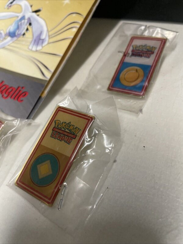 Pokemon Nintendo LOTTO spille + Libro delle Medaglie LEGA League Vintage NEO - immagine 3