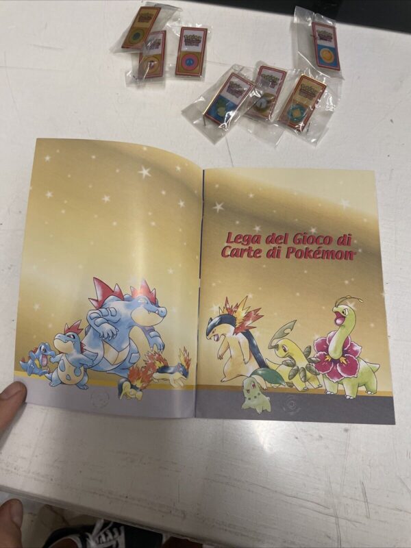 Pokemon Nintendo LOTTO spille + Libro delle Medaglie LEGA League Vintage NEO - immagine 4