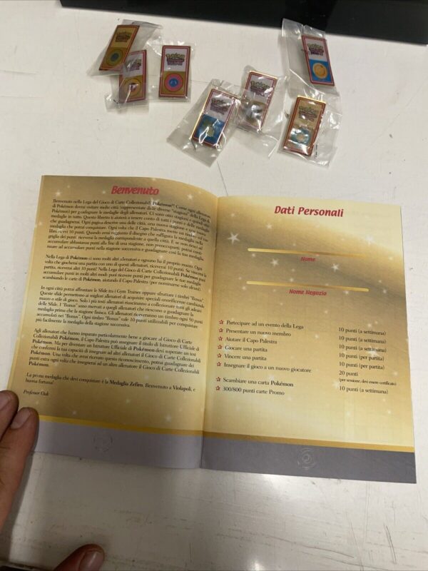 Pokemon Nintendo LOTTO spille + Libro delle Medaglie LEGA League Vintage NEO - immagine 5