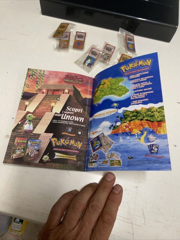 Pokemon Nintendo LOTTO spille + Libro delle Medaglie LEGA League Vintage NEO - immagine 9