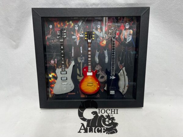 Quadro 3D Set Chitarre Kiss