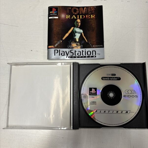 SONY PS1 Tomb Raider Platinum Sony Playstation PAL - immagine 6