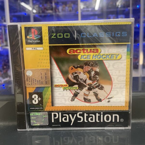 SONY Ps1 ACTUA ICE HOCKEY zoo classics Sony Playstation Pal NUOVO SIGILLATO!