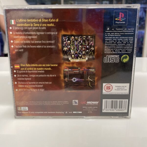 SONY Ps1 - Mortal Kombat Trilogy - Sony Playstation Pal - immagine 3