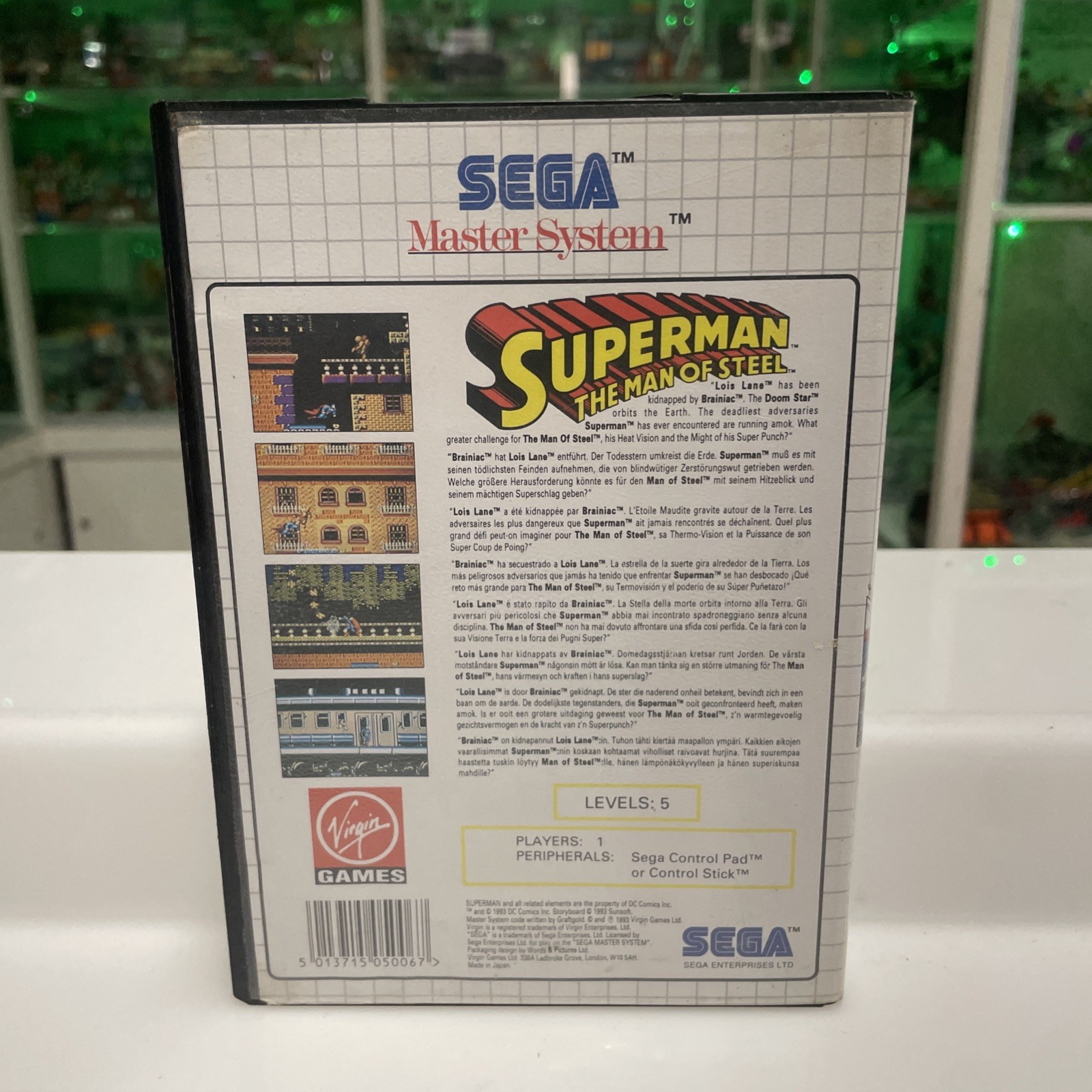 Sega Master System Superman Man Of Steel Pal - immagine 4
