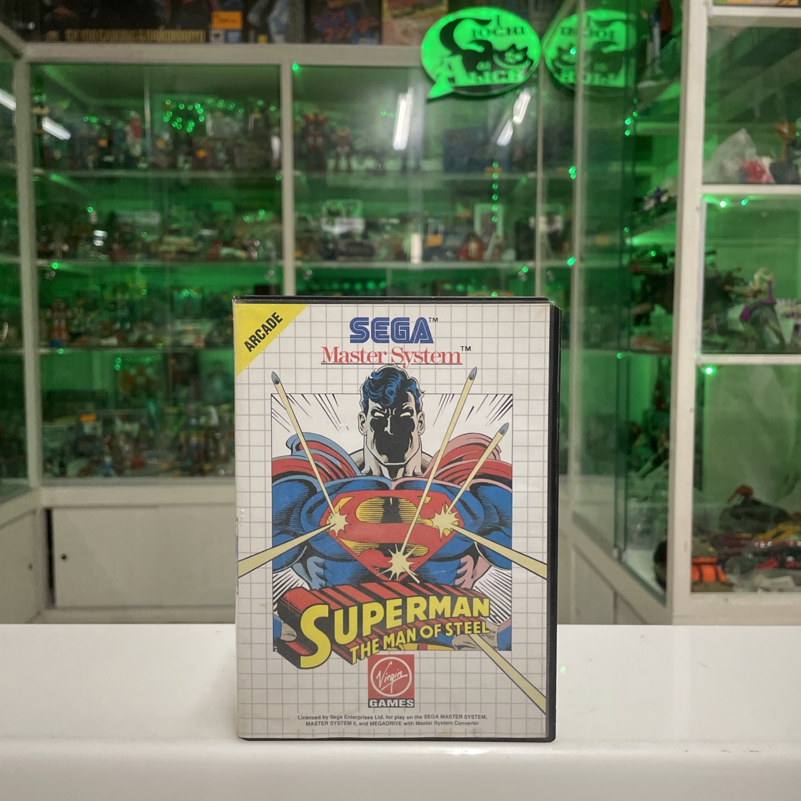 Sega Master System Superman Man Of Steel Pal