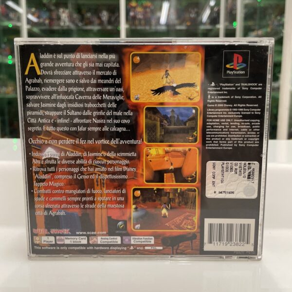 Sony PS1 Playstation 1 - Disney ALADDIN La Vendetta di Nasira -  PAL ita - immagine 3