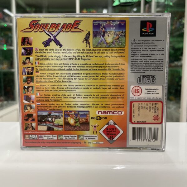 Sony PS1 Playstation 1 - SOUL BLADE  -  Platinum PAL ita - immagine 3