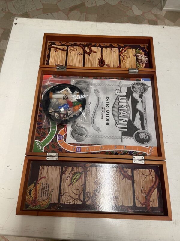 Spin Master Gioco in scatola Jumanji. Italiana EG completo cofanetto in legno - immagine 4