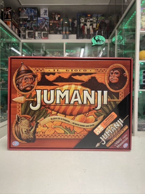 Spin Master Gioco in scatola Jumanji. Italiana EG completo cofanetto in legno