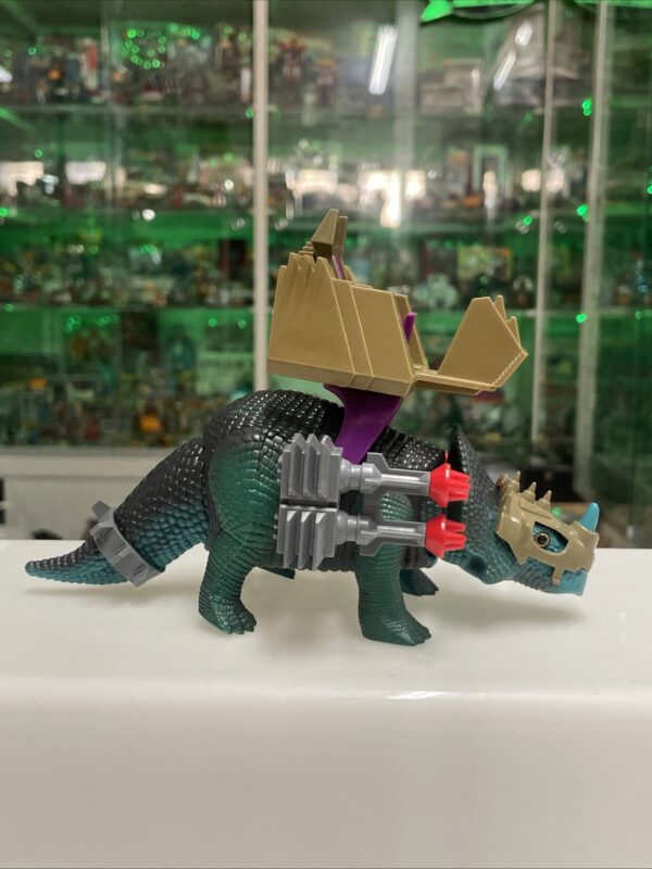 TYCO  Dinoriders Monoclonius with Mako  Dino Riders  1987 - immagine 5