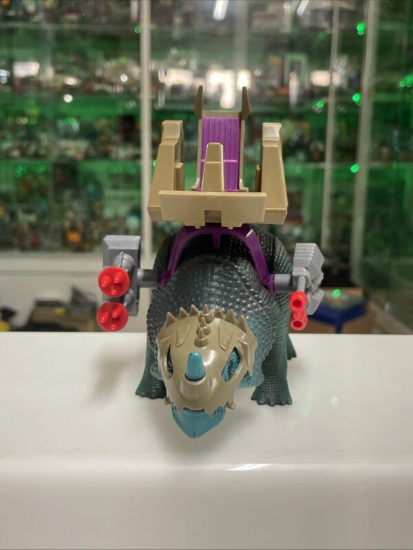 TYCO  Dinoriders Monoclonius with Mako  Dino Riders  1987 - immagine 6