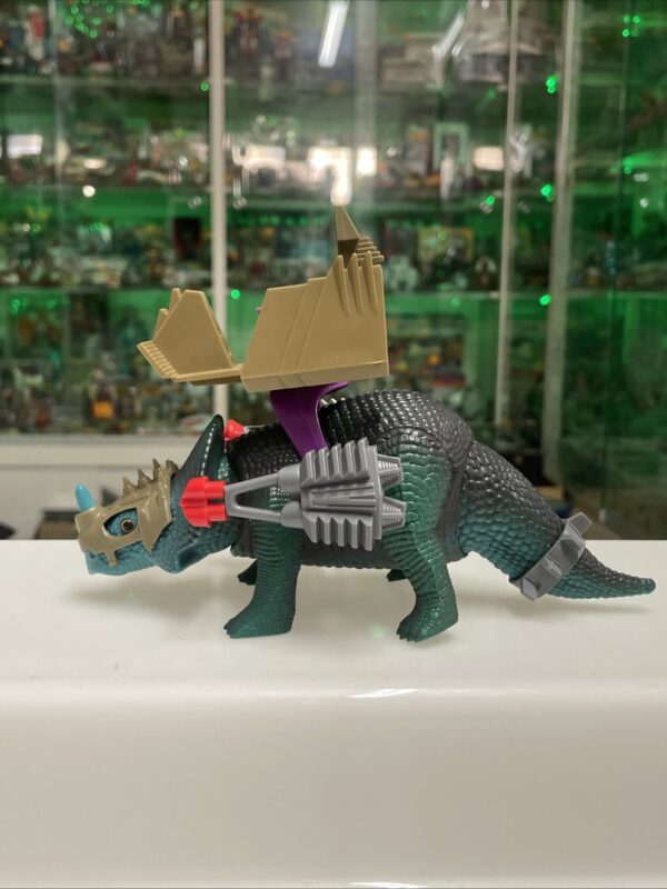 TYCO  Dinoriders Monoclonius with Mako  Dino Riders  1987 - immagine 7