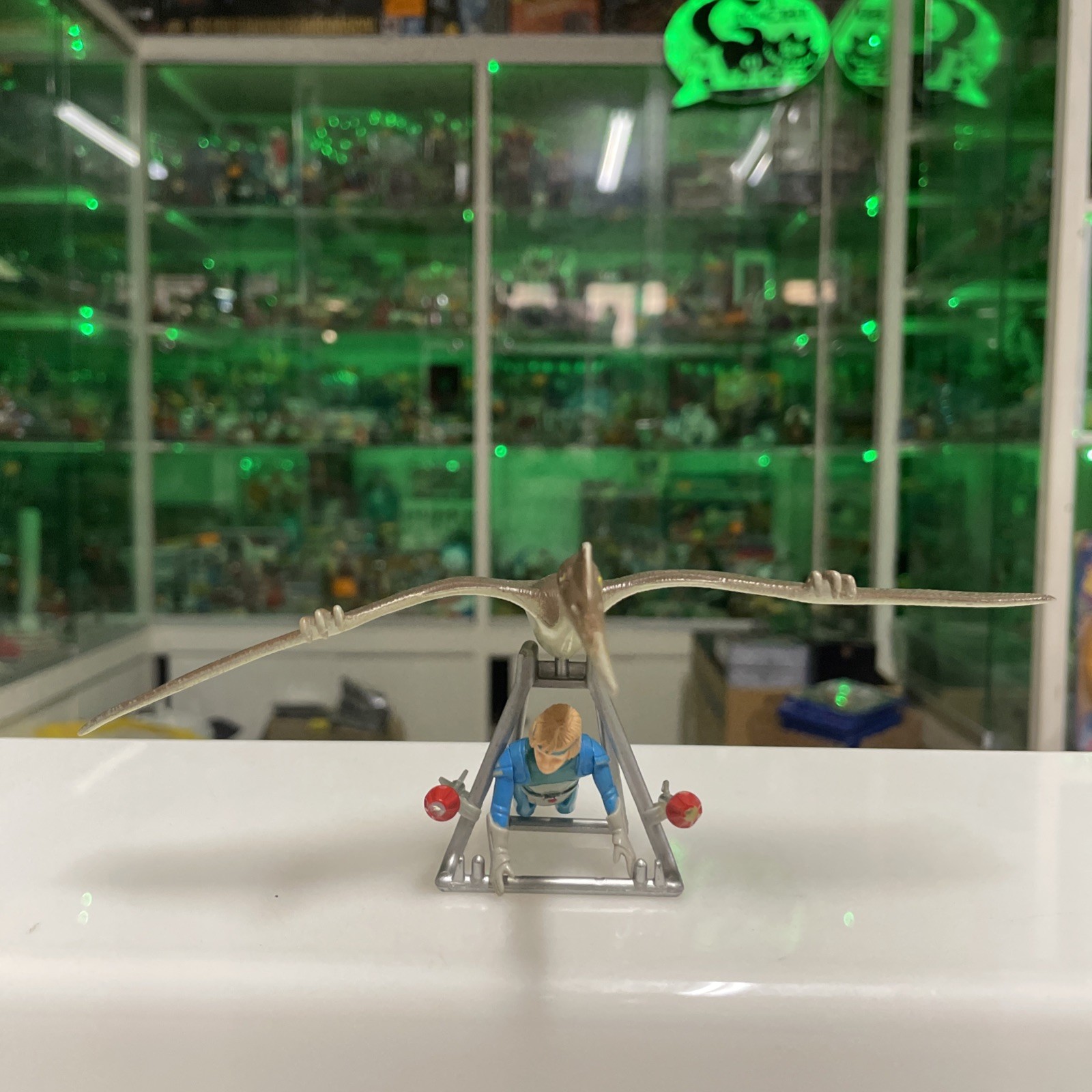 TYCO Dinoriders Pterodactyl with Llahd Dino Riders 1987 - immagine 3