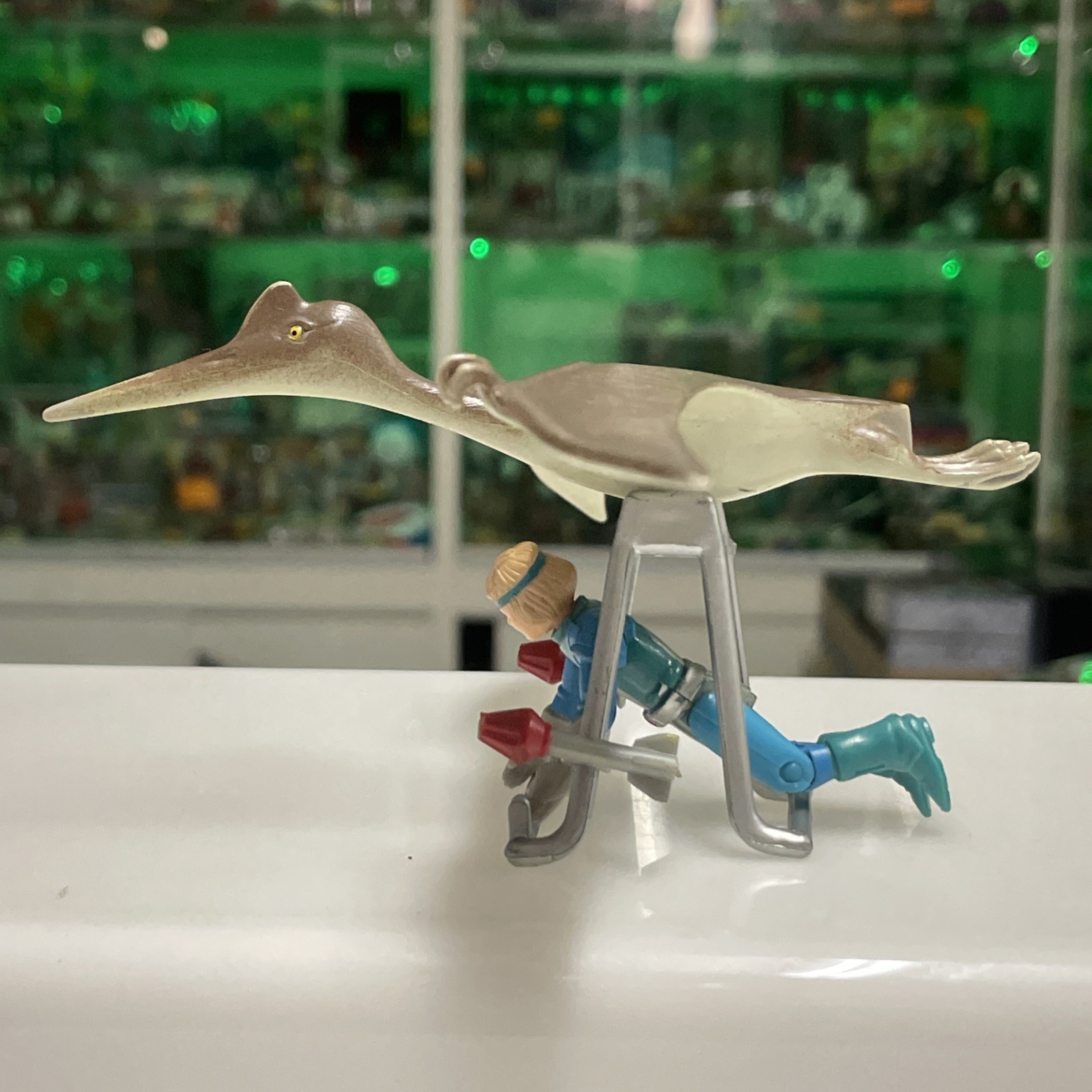 TYCO Dinoriders Pterodactyl with Llahd Dino Riders 1987 - immagine 4