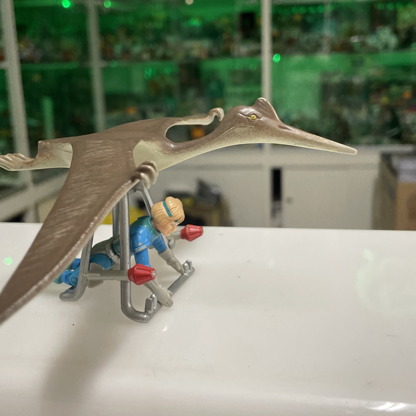 TYCO Dinoriders Pterodactyl with Llahd Dino Riders 1987 - immagine 7